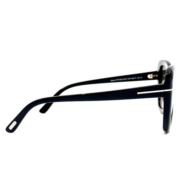 New, TOM FORD Maeve Sunglasses TF1008 01B Authentic - Picture 11 of 13